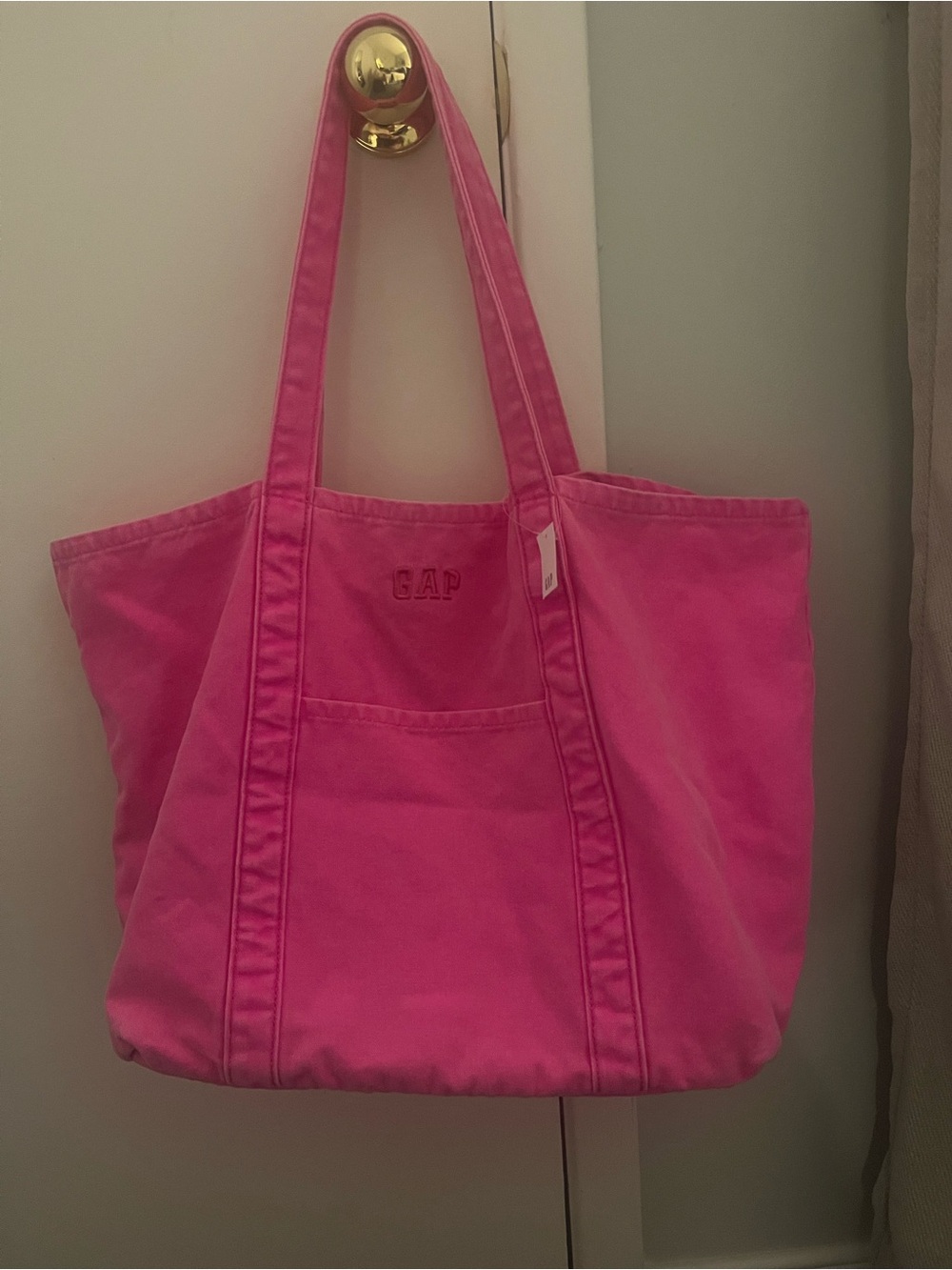 GAP Bright Pink Canvas Tote